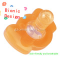 Pacifier Rubair Leanbh Silicone LSR Grád Bia Nipple